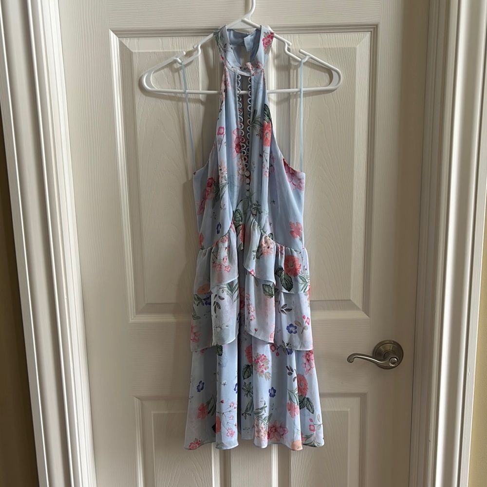 Express High collared dress